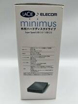 【1円〜】ELECOM minimus 外付けHDD 1TB_画像9