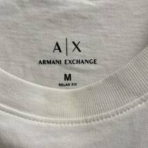 ARMANI アルマーニ メンズ 半袖Tシャツ Mサイズ 白 ホワイト アルマーニ エクスチェンジ_画像3