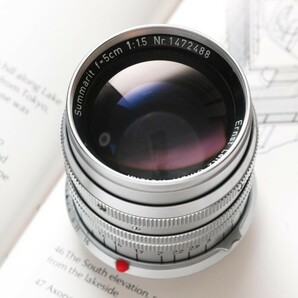 【極上品】Leica ライカ Summarit ズマリット 50mm F1.5 Mマウント用 付属品付 大口径の画像1