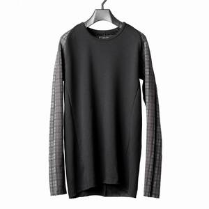 A.F ARTEFACT exclusive BomberHEAT PLAID RAGLAN TOPS 定価23100円 エーエフアーティファクト N/07 n07 Rick Owens JULIUS ユリウス