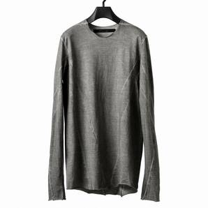 A.F ARTEFACT Trunk-Show COLD DYED SWITCHING LONG TOPS/SLAB JERSEY 定価16500円 N/07 DEVOA n07 Rick Owens JULIUS incarnationの画像1