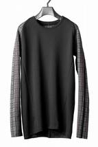 A.F ARTEFACT exclusive BomberHEAT PLAID RAGLAN TOPS 定価23100円 エーエフアーティファクト N/07 n07 Rick Owens JULIUS ユリウス_画像5