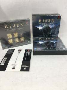 EY-521 未開封 美品 帯有 PS RIVEN The Sequel To Myst プレステ ENIX SUNSOFT