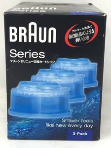 EY-736 unused BRAUN series clean &li new exchange cartridge unused 3 pack 