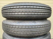 送料無料 新車外し 225/80R17.5 ダンロップ SP110 2021年 4トン 車 Wタイプ スチールホイール TOPY 17.5×6.00 135-9 6穴 両面再塗装 6本_画像6