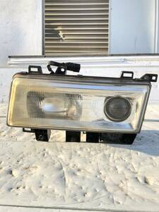  Mitsubishi Fuso Super Great HID head light headlamp left side left STANLEY 033-7526L operation OK Rei1097