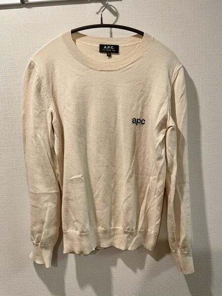 A.P.C. ロゴ コットン ニット