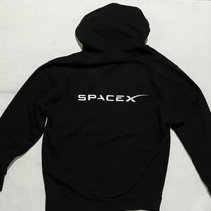 SPACE X イーロンマスク パーカー 黒 Lサイズ スペースX 企業モノ