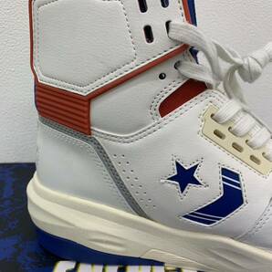 【美品】CONVERSE コンバース ERX-400 HI White NAVY RED 28.0 箱付き 5605の画像7