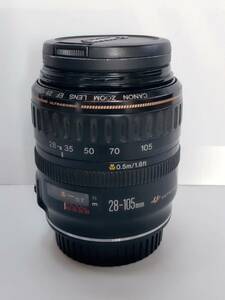 中古☆CANON キャノン ZOOM LENS EF 28-105mm 1:3.5-4.5 レンズ 前後 キャップ 保護フィルター/一眼レフ カメラ 用 MADE IN JAPAN 2