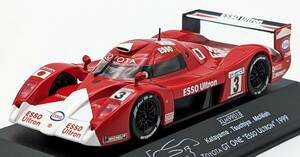 ONYX オニキス 1/43 トヨタ GT-ONE TS020 エッソ ウルトロン #3 ルマン 2位 1999 片山右京 土屋圭市 A.マクニッシュ XLM99018