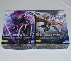 MG 1/100 ウイングガンダムゼロEW＆ガンダムエピオンEW CROSS CONTRAST COLORS CLEAR PURPLE/WHITE クロスコントラストカラー 即納