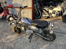 中華モンキー 50cc 走行1670キロ　エンジン始動動画有り！返品可能！メッキ　モンキー　中国製_画像4