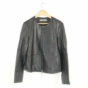 theory luxe theory rider's jacket L ram leather single no color lady's AT78W