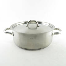 Fissler フィスラー Stainless 18-10 24cm 両手鍋 調理 料理 SY8602L_画像1