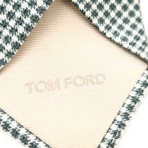 TOMFORD トムフォード ネクタイ 絹100％ ビジネス スーツ チェック柄 メンズ AO1632C_画像3