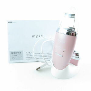 1円 美品 myse ミーゼ MS-43 ディープスキンクリア 美顔器 ピンク フェイスケア 家庭用美容器 美容家電 BU3773