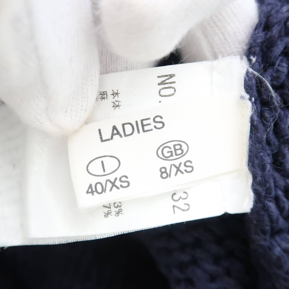 FABIANA FILIPPI ファビアナフィリッピ ジップアップニットカーディガン XS リネン コットン レディース AY5124A75 FABIANA FILIPPI ファビアナフィリッピ ジップアップニットカーディガン XS リネン コットン レディース AY5124A75