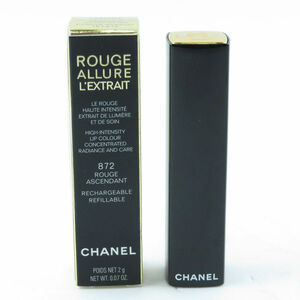 1円 未使用 美品 CHANEL シャネル ルージュアリュールレクストレ リップスティック 872 ルージュアサンダン 限定色 BO6398B