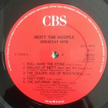 LP レコード MOTT THE HOOPLE／GREATEST HITS US盤 70s グラムロック_画像4