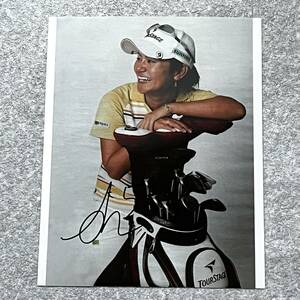 LPGA●女子ゴルフ 宮里藍 直筆サインフォトC