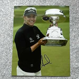 LPGA●メジャー7勝 アニカ・ソレンスタム 直筆サインフォトF