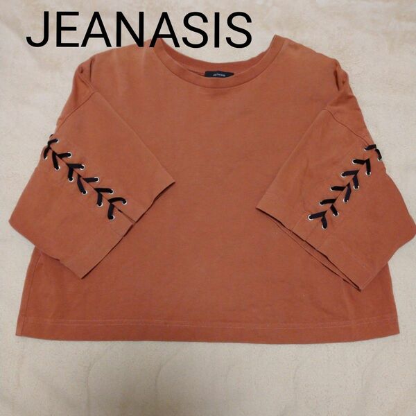 JEANASIS バックレースアップ カットソー