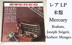  рис запись Vinyl запись LP Mercury Living Presence SR90225 Brahms,Joseph Szigeti,Herbert Menges/Violin Concerto In D Major,Op77 очень редкий 