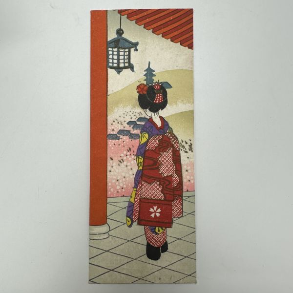 ◇戦前・木版刷絵封筒31◇小林かいち? トランプ・エース柄 ◇戦前・木版刷絵封筒31◇小林かいち? トランプ・エース柄