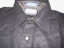 「未使用品」PENDLETON　デットスットク　長袖ウエスタンシャツ　サイズ　Ｌ　ウール100%　黒_画像5