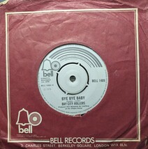 ☆BAY CITY ROLLERS/BYE BYE BABY1974'UK BELL 7INCH_画像1