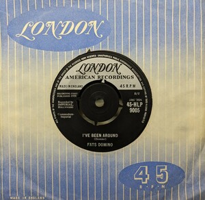 ☆FATS DOMINO/I'VE BEEN AROUND 1959'UK LONDON 7INCH