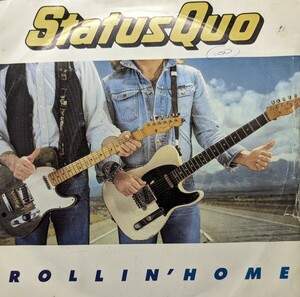 ☆STATUS QUO/ROLLIN' HOME1986'UK VERTIGO7INCH 