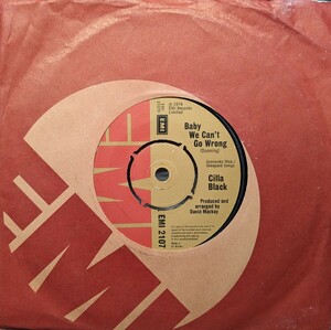 ☆CILLA BLACK/BABY WE CAN'T GO WRONG1974'UK EMI7INCH 