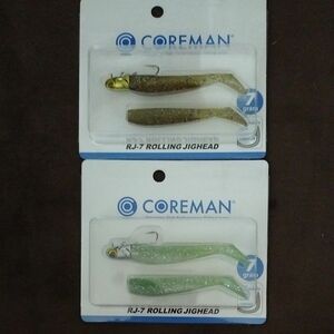 COREMAN (コアマン) ワーム RJ-7 ローリングジグヘッド 沖堤イワシハゼドンコ 7g　