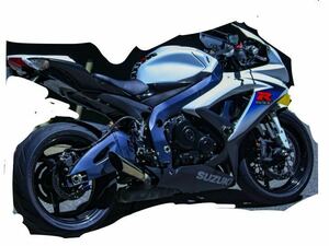 GSX-R750 K8 K9 L0 マフラー　スリップオン　汎用　スラッシュ　ハス切り差し込み 47ミリ