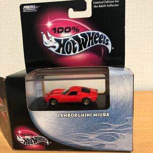 100%ホットウィール1/64 ランボルギーニミウラ