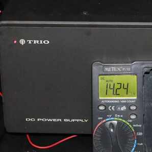 TRIO 30A 安定化電源 PS-30 無負荷時14.2V確認済み ジャンク品の画像2
