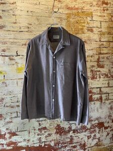 ~60s VAN HEUSEN OPEN COLLAR SHIRT ヴィンテージ ビンテージ オープンカラーシャツ 開襟シャツ ボックスシャツ MODERN 50s 送料無料