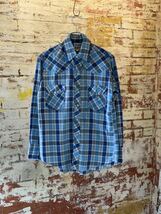 60s PLAID WESTERN SHIRT MADE IN JAPAN ヴィンテージ ビンテージ チェックシャツ ウエスタンシャツ 日本製 アメカジ 50s 送料無料_画像1