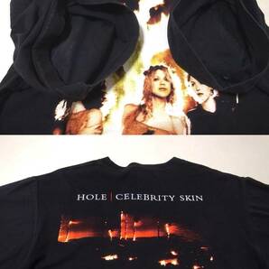 90s HOLE ホール CELEBRITY SKIN バンド Tシャツ /ビンテージ RHCP レッチリ レディオヘッド オアシス OASIS ニルヴァーナ カートコバーンの画像7