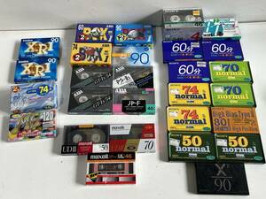 Aj409* cassette tape *SONY/ Sony maxell/mak cell AXIA Konica/ Konica record medium unused storage goods set / together 