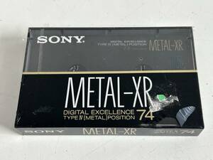 Aj412◆SONY ソニー◆カセットテープ METAL-XR 74 メタル テープ 記録媒体 未使用 保管品