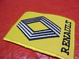  old Renault Renault badge [ new goods passing of years goods ] Vintage 1980 period height 94mm