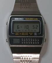 1. セイコー　SEIKO　C359-5000　チェックメイト　デジタル　カリキュレーター　中古　完動品　スタイラスペン、取説コピー付き_画像3