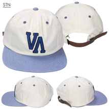 ★新品タグ付き4950円を/カリフォルニア発 ルーカ（RVCA）VA UNIV STRAPBACK ベースボールキャップバックアジャスター STN■在庫限り■_画像3