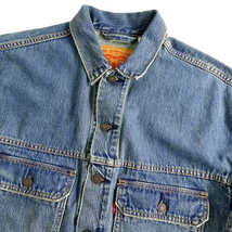 新品タグ付13200円を■Levi's/TYPE II STARDUST オーバーサイズ上質コットンデニム トラッカージャケット Gジャン A19880000 M■在庫限り■_画像2