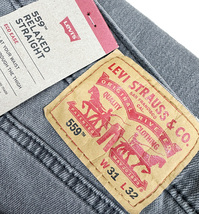 新品タグ付き■Levi's リーバイス559 Relaxed リラックスユーズドブラック Grey グレー 005590600/31■在庫限り■_画像6