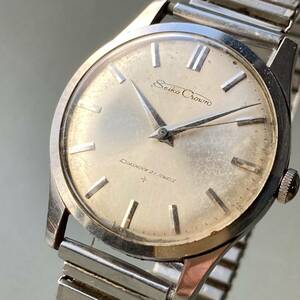 【動作品】セイコー クラウン アンティーク 腕時計 1962年 手巻き メンズ SEIKO CROWN ケース径35㎜ ビンテージ ウォッチ 男性