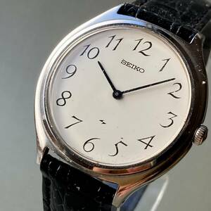 【動作品】セイコー シャリオ アンティーク 腕時計 1974年 手巻き メンズ SEIKO CHARIOT ケース径33㎜ ビンテージ ウォッチ 男性